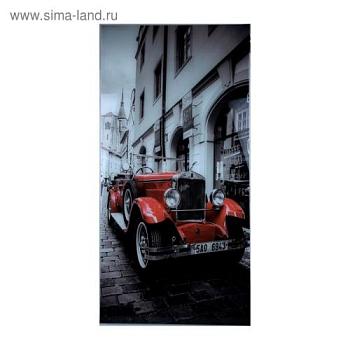 Картина 100х50 см на стекле Ретро-автомобиль; С-Л, 1151511