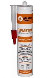 Герметик MasterTeks HomeMaster силиконовый универсальный 260мл прозрачный; 9612921