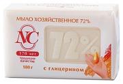 Мыло хозяйственное 72% 180 г с глицерином; Н.К.