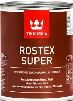 Грунтовка противокоррозионная Rostex Super светло-серый 3 л; TIKKURILA