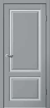 Полотно дверное Fly Doors Estetic E02 эмалит серый ПО 900мм; Сибирь Профиль