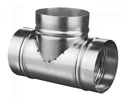Тройник d 125 мм стальной оцинкованный, ТМ 125Ц