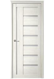 Полотно дверное Фрегат эко-шпон Мадрид белый кипарис 600мм стекло мателюкс