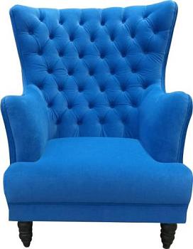 Кресло Квин 950х850х1150 мм синий