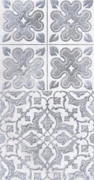 Декор КАМПАНИЛЬЯ-2 серый 20х40см; LB Ceramics, 1641-0094