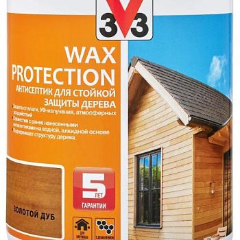 Антисептик Wax Protection с воском Золотой дуб 0,9 л; V33