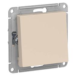 Переключатель Atlas Design с/у бежевый 1-кл; Schneider Electric, ATN000261