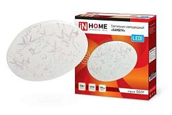 Светильник LED DECO БАМБУК настенно-потолочный 24Вт 4000K 1560Лм 330х55мм; IN HOME, 4690612021911
