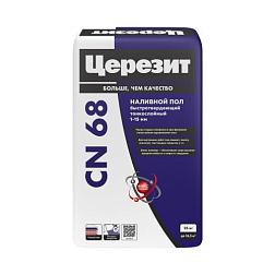 Самовыравнивающийся пол CN 68 25 кг/48; Церезит