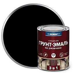 Грунт-эмаль 3 в 1 PROREMONTT черная 0,8кг; 8300083