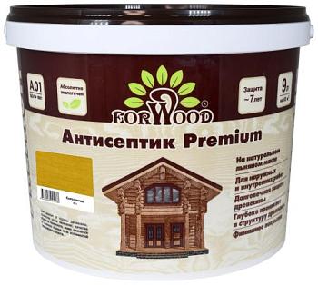Антисептик на водной основе ВДПФ-1601 FORWOOD калужница 9л; РАДУГА