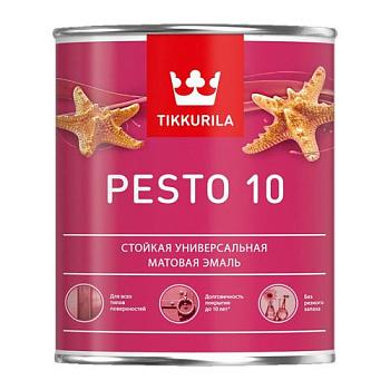 Эмаль универсальная Pesto 10 С матовая 0,9 л; TIKKURILA