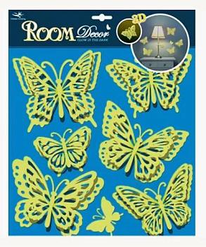 Наклейка Сказочные бабочки; ROOMDecor, SE 003