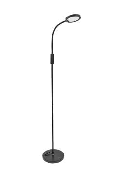 Светильник напольный LED UL600 10Вт 5000К сенсорный с диммером черный