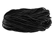 Шнур плотн с сердеч 6,0 мм черный 15 м