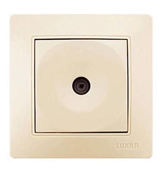 LUXAR Novo Розетка с/у TВ оконечная кремовая