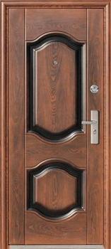 Дверь металлическая К 500-2 960х2050мм L антик медь металл/металл