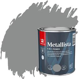 Краска по ржавчине METALLISTA серебристая гл 0,9л; ТIKKURILA
