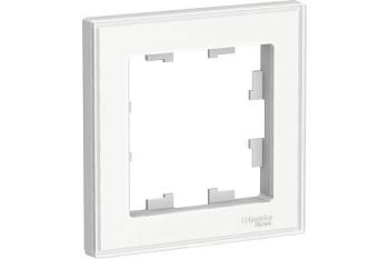 Рамка Atlas Design Art 1-постовая белый; Schneider Electric, ATN200101