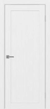 Полотно дверное Парма_401.1.40 эко-шпон Белый лёд-Щит МДФ