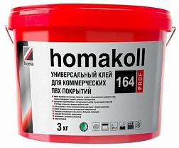 Клей для ПВХ покрытий 164 PROF 3 кг; HOMAKOLL
