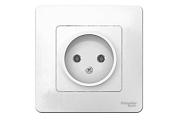 Розетка 1-м о/у BLANCA 16А 250В без шторок б/з белый Schneider Electric, SchE BLNRS000011