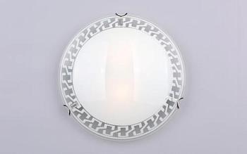 Светильник наст-потолочный Афины 2х60Вт Е27 д.300мм стекло Liga Sveta; РС-023