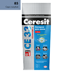 Затирка CE 33 S серо-голубой 2кг; Ceresit (Церезит)