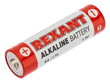 Батарейка алкалиновая AA/LR6 4 шт блистер; REXANT, 30-1027