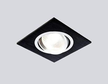 Светильник точечный MR16 50Вт G5.3 сатин/черный; Ambrella, A601 BK