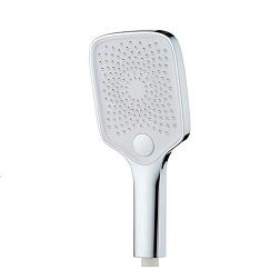 Лейка для душа MELODIA LUXE квадрат 3 функции, 120х105мм, хром; MKP26314BL