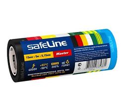 Изолента ПВХ 15 мм 5 м Master комплект 7 цветов; Safeline