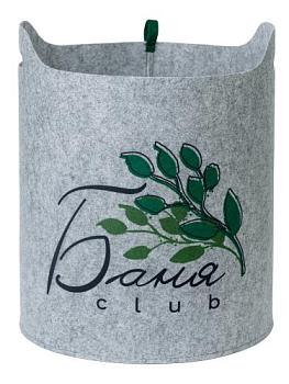 Органайзер для хранения "Баня CLUB" св-сер войлок 34,5л; Eva, Я47162