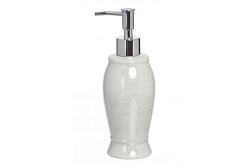 Дозатор для жидкого мыла настольный керамика белый Pearl; 405-03