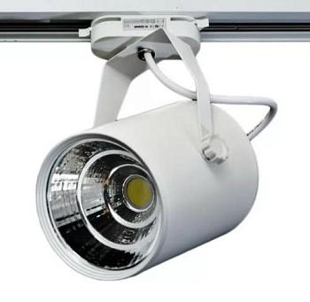 Светильник трековый LED 30Вт 220В белый на однофазный трек; IMEX, IL.TRL-30.WH/IL.0010.0060