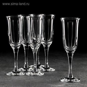 Набор бокалов для шампанского 6 шт 210 мл Далида; С-Л, 5330211