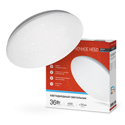 Светильник LED DECO НОЧНОЕ НЕБО 36Вт 350х55мм; IN HOME, 4690612033570