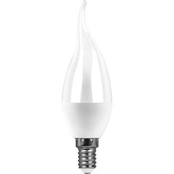 Лампа светодиодная SBC3709 9Вт 4000K 230В E14 C37Т свеча на ветру; SAFFIT, 55130