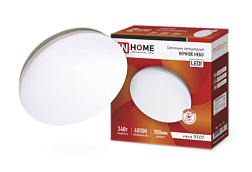 Светильник LED DECO НОЧНОЕ НЕБО настенно-потолочный 24Вт 330х55мм; IN HOME, 4690612033532