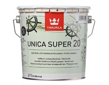 Лак универсальный Unica Super 20 полуматовый 2,7 л; TIKKURILA