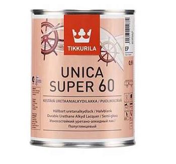 Лак универсальный Unica Super 60 полуглянцевый 0,9 л; TIKKURILA