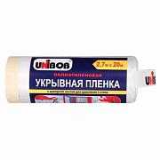Укрывная пленка с малярной лентой 2 400мм х 20м ALFA 1/25 76017/76020