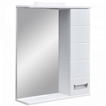 Шкаф-зеркало Вега 50 2711.064 левый белый с подсветкой; DORATIZ, 000-501-093