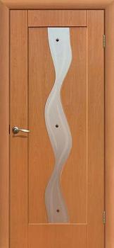 Полотно дверное Fly Doors Водопад ПВХ миланский орех ПО 800мм; Сибирь Профиль