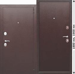Дверь металлическая 7 см Мини 860х1900мм L металл/металл