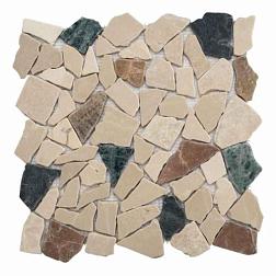 Мозаика каменная ALICANTE раноцв микс 30,5х30,5см (чип 7мм)