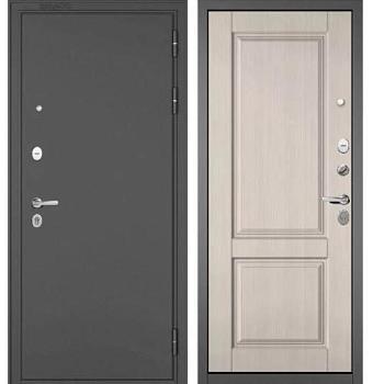 Дверь металлическая Мастино TRUST MASS 1 960 L Графит букле/Ларче бьянко; Бульдорс